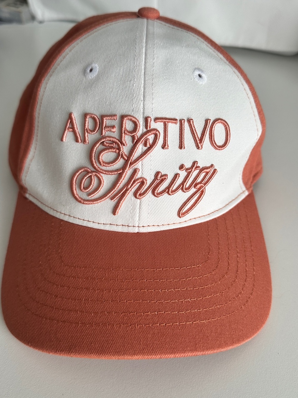 New
Coney Island Picnic Rust Cotton Baseball Cap
